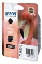 EPSON SP R1900 Photo black Ink Cartridge (T0871)  (C13T08714010)
