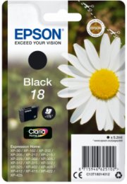 Epson Singlepack Black 18 Claria Home Ink  (C13T18014012)