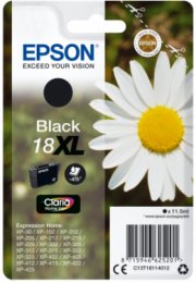Epson Singlepack Black 18XL Claria Home Ink  (C13T18114012)