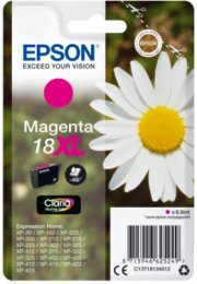 Epson Singlepack Magenta 18XL Claria Home Ink  (C13T18134012)