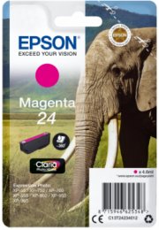 Epson Singlepack Magenta 24 Claria Photo HD Ink  (C13T24234012)