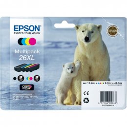 Epson T2636 Multip. 4-colours 26XL Claria Premium  (C13T26364010)