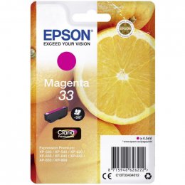 Epson Singlepack Magenta 33 Claria Premium Ink  (C13T33434012)