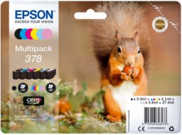 Epson Multipack 6-colours 378 Claria Photo HD Ink  (C13T37884010)