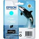 Epson T7602 Ink Cartridge Cyan  (C13T76024010)