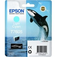 Epson T7605 Ink Cartridge Light Cyan  (C13T76054010)