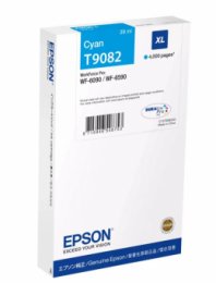 Epson WF-6xxx Ink Cartridge Cyan XL  (C13T90824N)