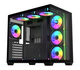 FSP M341-BA / Midi Tower / Transpar. / Černá  (POC0000339)