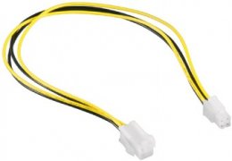 Kabel CABLEXPERT prodloužení ATX 4-pin, 30cm  (CC-PSU-7)