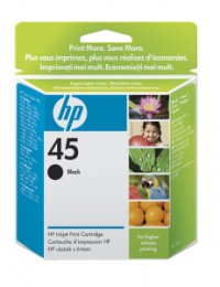 HP no. 45 - černá ink. kazeta velká, 51645A  (51645AE)