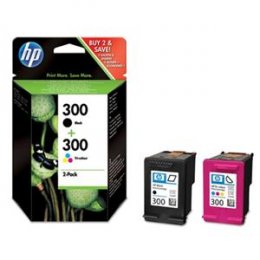 HP 300 - combo pack (černá, 3barevná), CN637EE  (CN637EE)