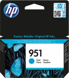 HP 951 azurová inkoustová kazeta, CN050AE  (CN050AE#BGY)