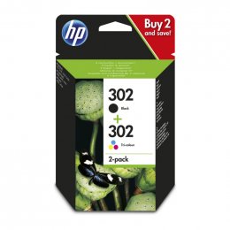 HP 302 combo černá + barevná ink. náplň X4D37AE  (X4D37AE)
