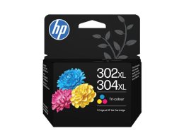 HP 302XL / 304XL Tri-clr Original Ink Crtg  (B7RT8AE)