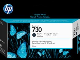 HP 730 130-ml Matte Black Ink Crtg  (P2V65A)