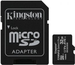 32GB microSDHC Kingston 100MB/ s + adaptér  (SDCS2/32GB)