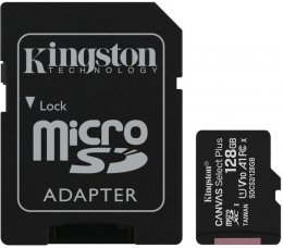 128GB microSDXC Kingston Canvas Select Plus  A1 CL10 100MB/ s + adapter  (SDCS2/128GB)