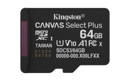 Kingston Canvas Select Plus / Micro SDXC / 64GB / UHS-I U1  /  Class 10