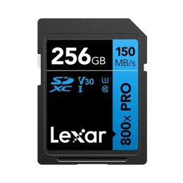 Lexar 256GB Pro 800x Pro SDXC C10 V30 U3  (LSD0800P256G-BNNNG)