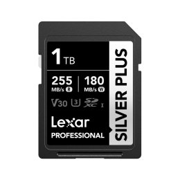 Lexar 1TB Pro SILVER PLUS SDXC C10 V30 U3  (LSDSIPL001T-BNNNG)