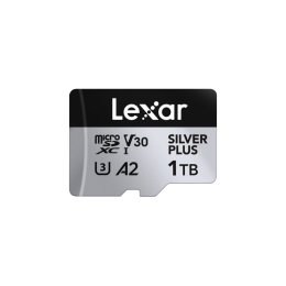 Lexar 1TGB H-P Silver Plus microSDHC s adp C10 A2  (LMSSIPL001T-BNANG)