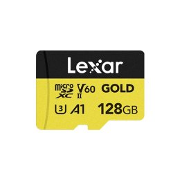 Lexar 128GB GOLD microSDXC C10 A1  (LMSGOLD128G-BNNNG)