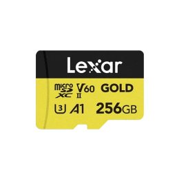 Lexar 256GB GOLD microSDXC C10 A1  (LMSGOLD256G-BNNNG)