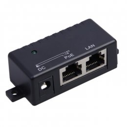Maxlink pasivní PoE adaptér s LED,jack 2,1/ 5,5mm, Gigabitová verze  (POE-BOX1-G)