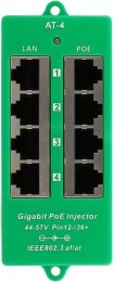 MaxLink Gigabitový 4-portový PoE panel, 802.3af / at  (POE-PAN4-GB-AF/A)