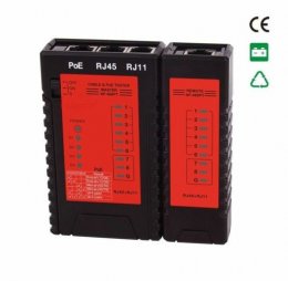 Tester WS-NF-468PT, tester UTP kabelů na POE, 802.3at, test POE  (WS-NF-468PT)
