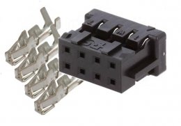 MEANWELL -  DF11-8DS-2C-SET - PCB plug for MeanWell PSU LAD-120/ 240/ 360  (DF11-8DS-2C-SET)