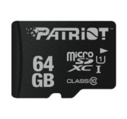 PATRIOT 64GB  microSDHC Class10 bez adaptéru  (PSF64GMDC10)