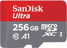 SanDisk Ultra/ micro SDHC/ 256GB/ 150MBps/ UHS-I U1 /  Class 10/ + Adaptér  (SDSQUAC-256G-GN6MA)