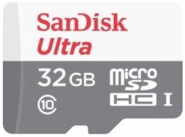 SanDisk Ultra/ micro SDHC/ 32GB/ 100MBps/ UHS-I U1 /  Class 10  (SDSQUNR-032G-GN3MN)