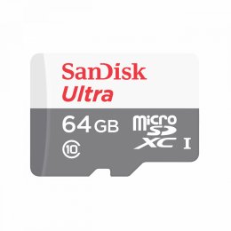 SanDisk Ultra microSDXC 64GB 100MB/ s + adaptér  (SDSQUNR-064G-GN3MA)