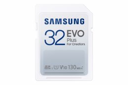 Samsung EVO Plus/ SDHC/ 32GB/ 130MBps/ UHS-I U1 /  Class 10  (MB-SC32K/EU)