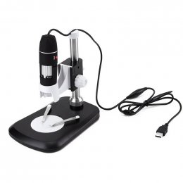 W-Star Digitální mikroskop DM800xHard, 800x, přísvit, stojan, černá, W10 USB  (DM800Hard)
