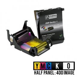 1/ 2 YMCKO pro ZXP Series 1 (potisk 400 karet)  (800011-147)
