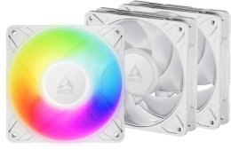 ARCTIC P12 Pro A-RGB (bílá) 3-Pack - 120mm A-RGB PWM ventilátor s rozdělovačem kabelů  (ACFAN00326A)