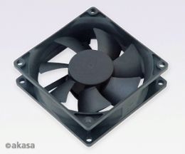 přídavný ventilátor Akasa 80x80x25 black OEM L  (DFS802512L)