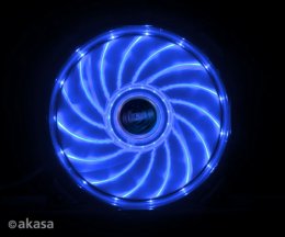 přídavný ventilátor Akasa Vegas LED 12 cm modrá  (AK-FN091-BL)