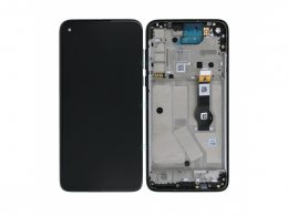 LCD displej + rámeček pro Motorola G8 Power černá (Service Pack) 