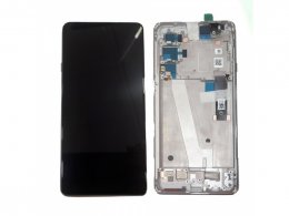 LCD displej + rámeček pro Motorola Edge 20 Frosted bílá (Service Pack) 