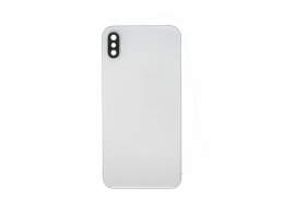 Zadní kryt pro Apple iPhone X stříbrná 