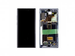 LCD displej + rámeček pro Samsung Galaxy Note10+ N975 Aura černá (Service Pack) (GH82-20900A) 