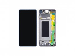 LCD displej + rámeček pro Samsung Galaxy S20+ G986B /G985F/DS kosmická šedá (Service Pack) (GH82-22134E) 