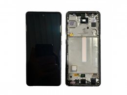 LCD displej + rámeček pro Samsung Galaxy A52s 5G A528 2021 fiaová (Service Pack) (GH82-26861C) 