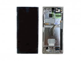 LCD displej + rámeček  pro Samsung Galaxy S22 5G SM-901B LCD displej černá (Service Pack) (GH82-27520A) 