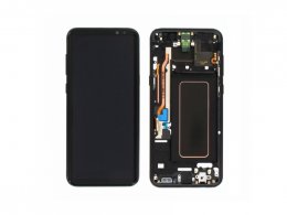 LCD displej + rámeček pro Samsung Galaxy S8 Plus G955 černá (Service Pack) (GH97-20470A) 
