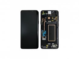 LCD displej + rámeček pro Samsung Galaxy S9 Plus G965 černá (Service Pack) (GH97-21691A) 